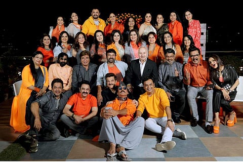 Actress Radha took to Twitter on Sunday to share a group picture of the actors at the event