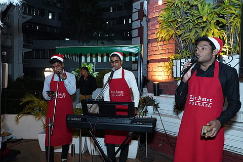 Christmas Carols made the evening even better