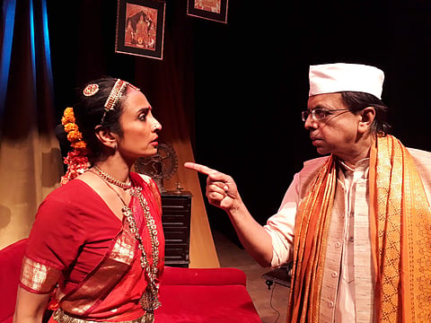 A scene from the play Dance Like A Man