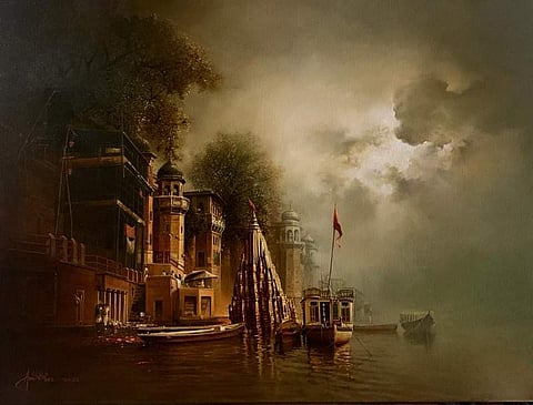 Amit Bhar painting