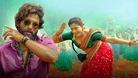 A still from Sami Sami — a song from the film Pushpa (2022)