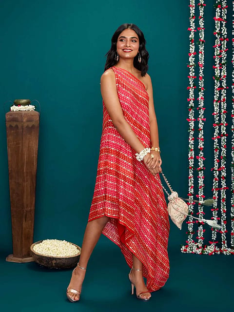 A Bandhani Dress