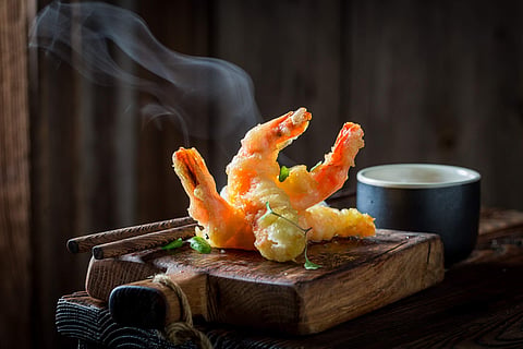 Ebi Tempura at Yataii