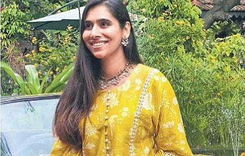 Zohara Jamal in a chanderi salwar