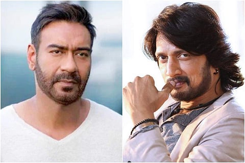 Ajay Devgn and Kiccha Sudeep