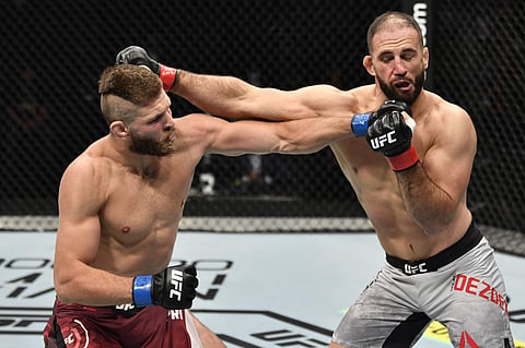 File picture: Teixeira compete against each other Prochazka in UFC 275