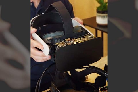 The headset supports finer detail than the current Quest 2 display