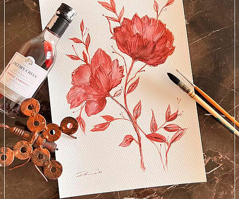 Wine Painting