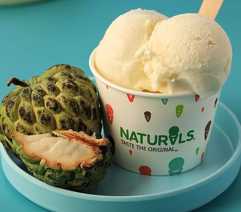 Sitaphal ice cream