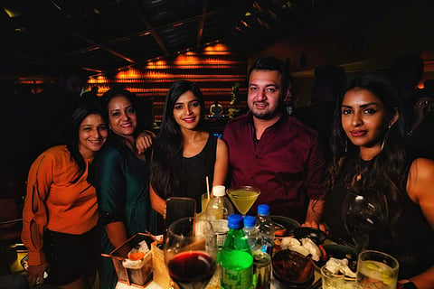 Janani, Chitra, Sanchita, Deepraj & Aishwarya  at Secret Story