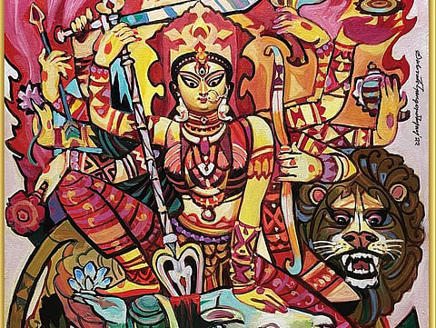 Mahishasurmardini by Subrata Gangopadhyay