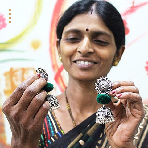 An artisan at the market