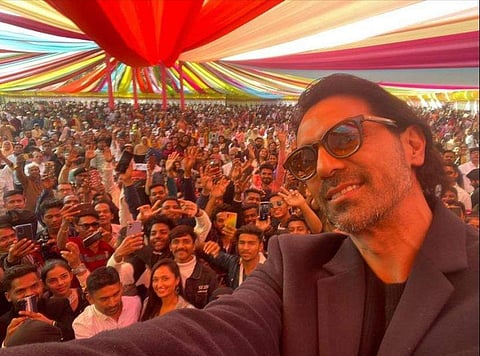A pic that Arjun Rampal shared on his social media
