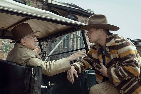 Leonard DiCaprio and De Niro in Killers of the Flower Moon