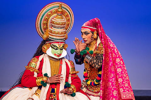 Sadanam Vipin Chandran as Macbeth and Prabal Gupta as Lady Macbeth
