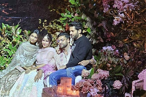 In frame: Varun Tej and Lavanya Tripathi with Nithiin