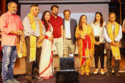 The special guests with Pradip Chopra