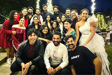 In frame: Konidela and Allu family members