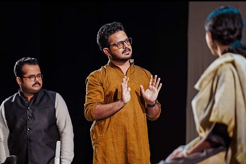 Satyam on stage