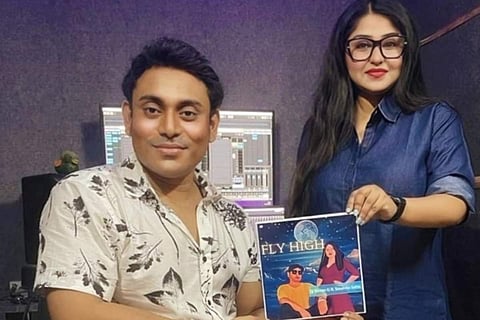 DJ Simon and Soumita Saha