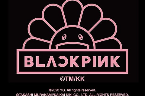 In frame: BLACKPINK X Takashi Murakami