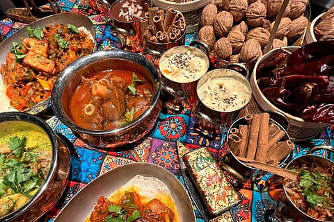 The Kashmiri food platter at The Westin