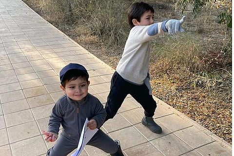 Saba Ali Khan  frequently posts photos of her nieces and nephews on Instagram