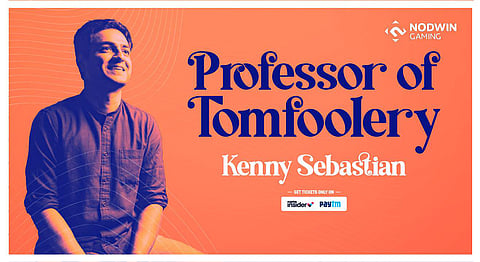 A poster of his new show