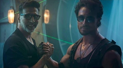Akshay Kumar and Tiger Shroff in 'Bade Miyan Chote Miyan'