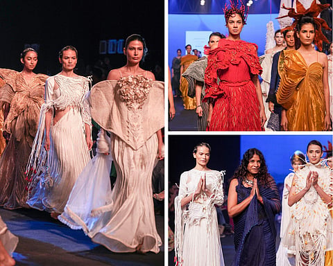 Vaishali S showcasing her new collection Beneath