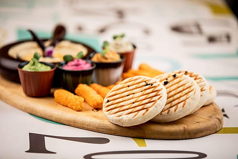 In Frame: Hummus Patter with Pita