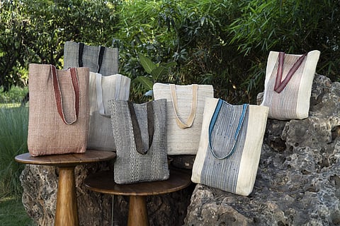 Handbags at the pop-up