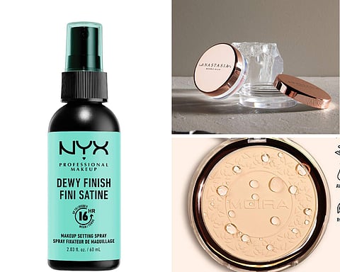 Make-up setting products