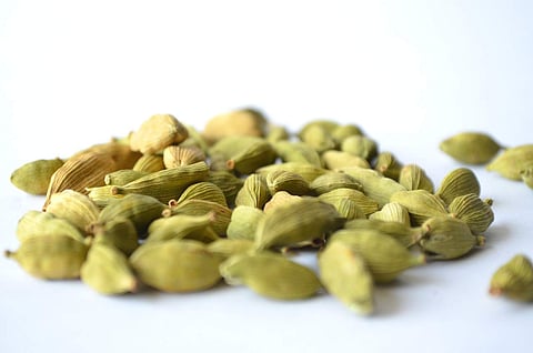 Try cardamon to change the taste in your mouth