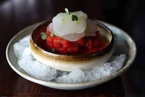Ice Apple Ceviche