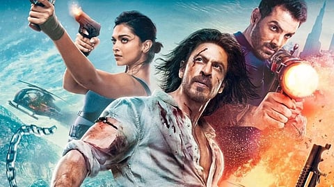 A poster of 'Pathaan'