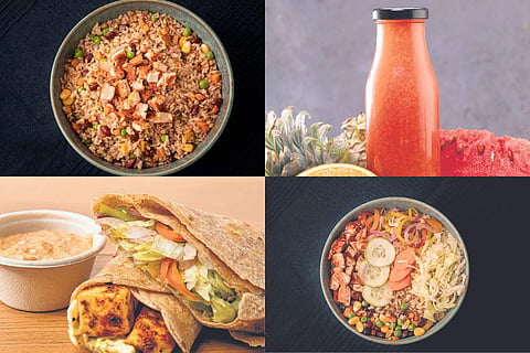 Some tasty and healthy options by FitBowl.