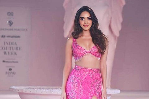 Kiara Advani at Falguni Shane Peacock show at India  Couture Week