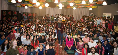 Rahman talked to the graduating class about the evolving role of a musician, AI and the artistic process and the importance of being your own audience