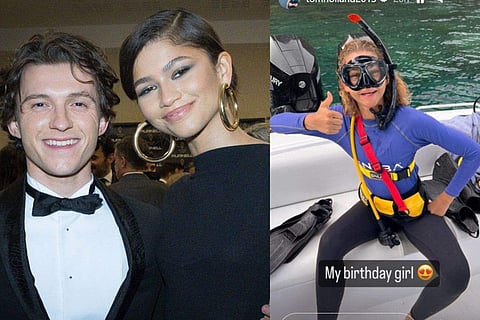 In frame: Zendaya and Tom Holland