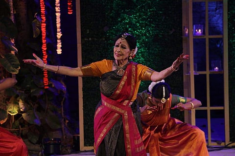 In frame:  Saroja Vaidyanathan