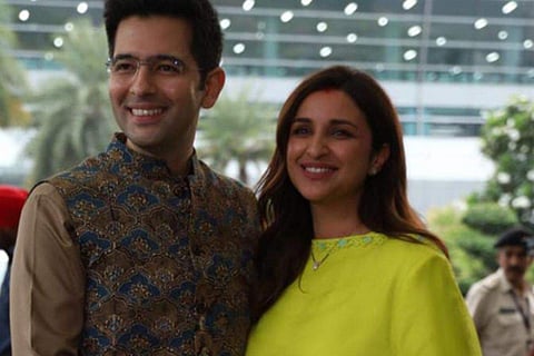 Wedding festivities over, Parineeti and Raghav off to Pandara Road