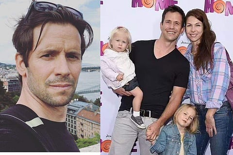 In frame: Christian Oliver (R), Christian Oliver  with family (L)