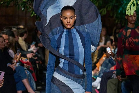 In frame: Piece from Priya Ahluwalia's Fall 2024 collection (Image credit: Filippo Fior / Gorunway.com)