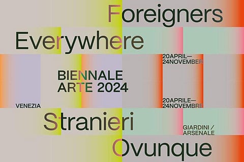 In frame: Poster for the event (Image credit: LA BIENNALE DI VENEZIA)