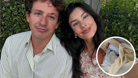 Charlie Puth introduces his baby Jude with wife Brooke Samsone