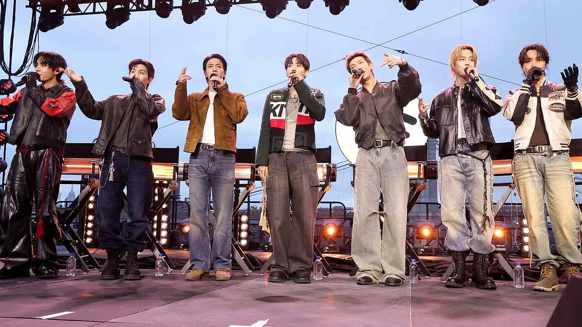 BTS hosted an event in US with their top 1,000 listeners on Spotify