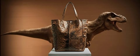 T-rex leather bag fails to sell at Paris auction
