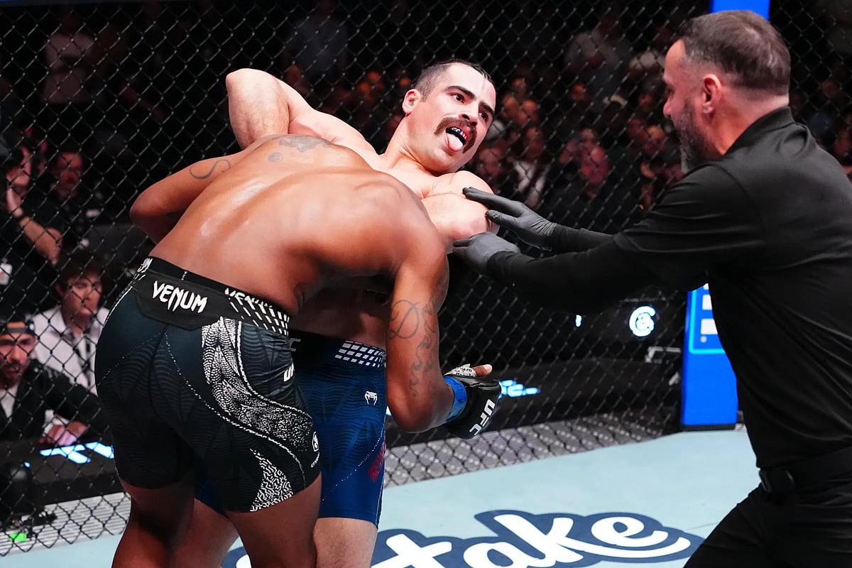 Luis Hernandez Submits Sedriques Dumas in 57 Seconds at UFC Vegas 121