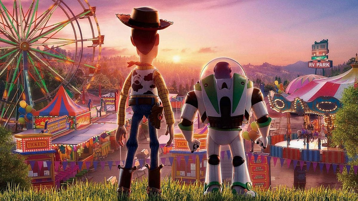 This friendship is great': Sheriff Woody and Buzz Lightyear look